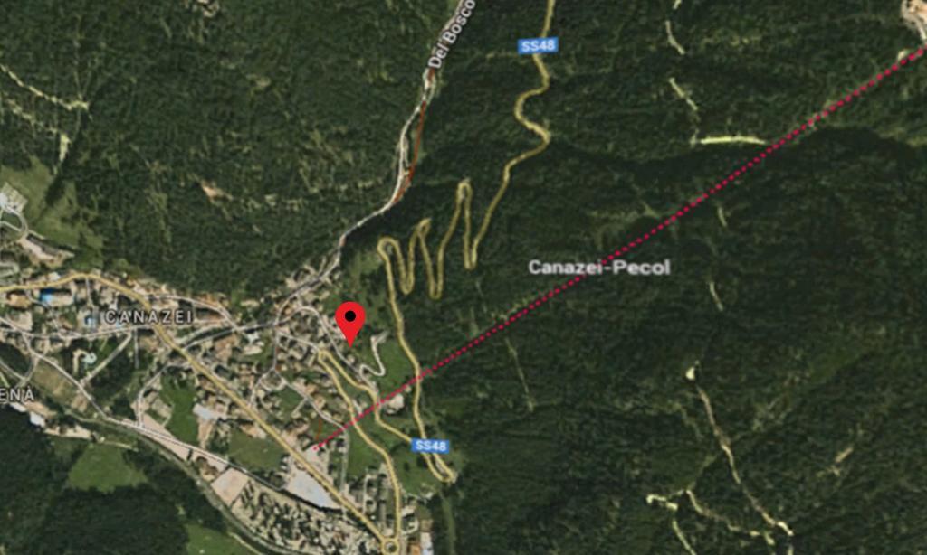 Villetta Panorama Leilighet Canazei Rom bilde